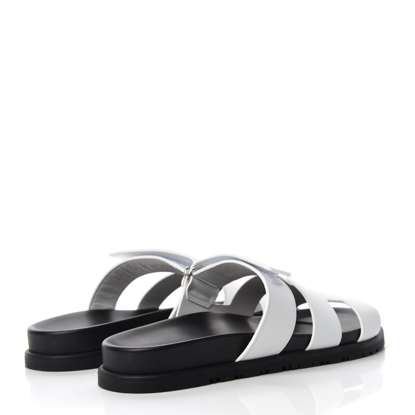 Calfskin Womens Chypre Sandals 40 White
