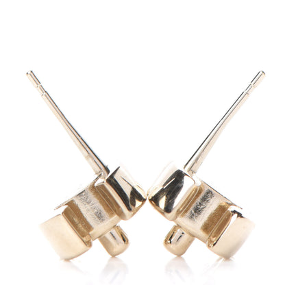 Chanel Metal CC Turnlock Earrings Gold 3 of 5