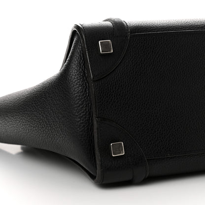 Celine Drummed Calfskin Micro Luggage Black 8 of 20