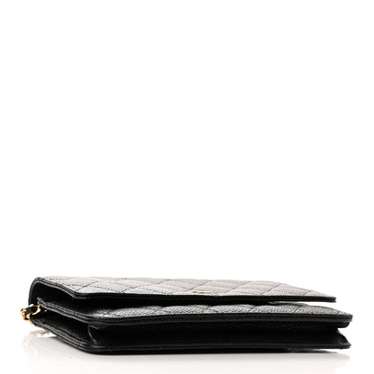 Chanel Caviar Quilted Wallet on Chain WOC Black 4 of 13