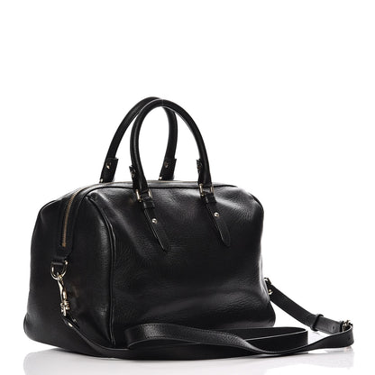 Versace Calfskin Palazzo Duffle Bag Nero Black 4 of 10