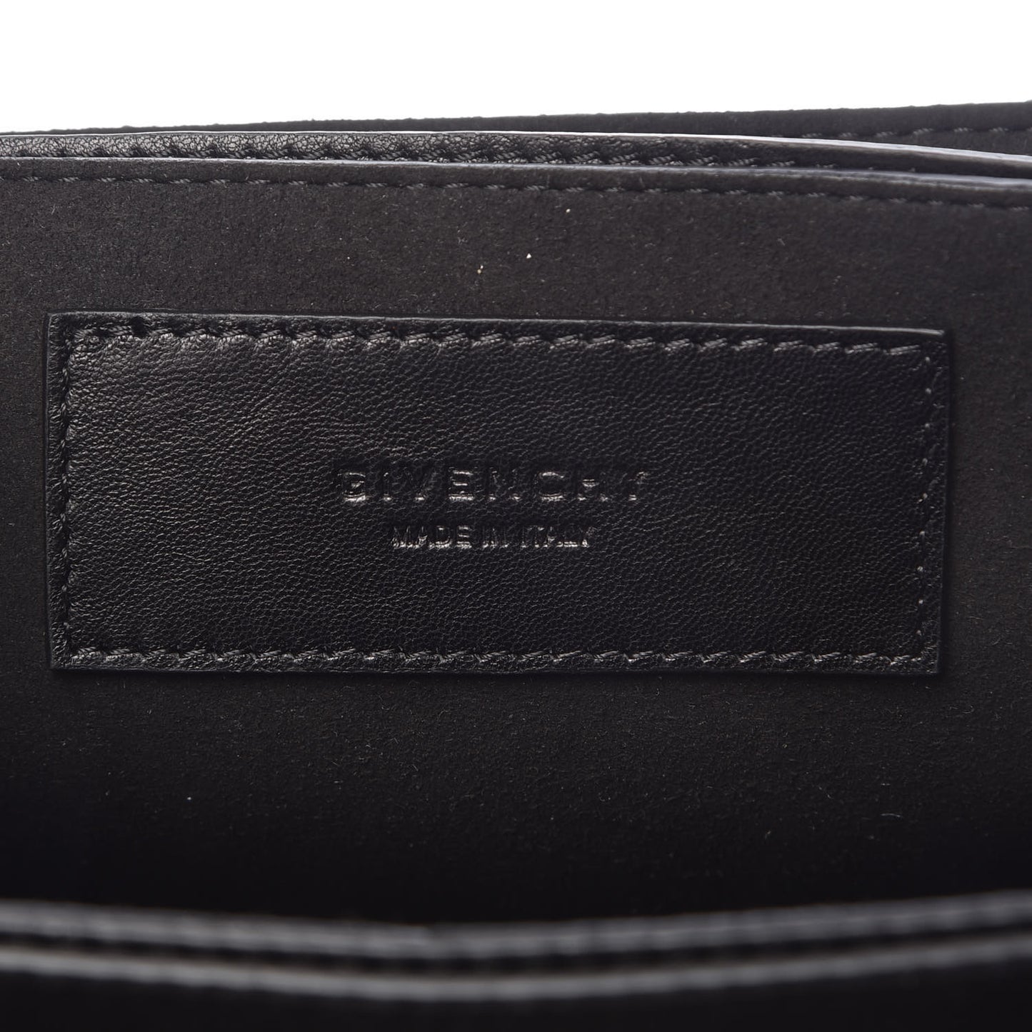 Lambskin Embroidered Studded Small GV3 Shoulder Bag Black