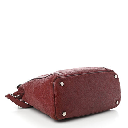Louis Vuitton Monogram Lambskin Antheia Ixia MM Fuchsia 4 of 11