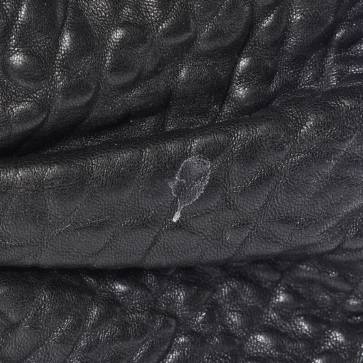 Fendi Crinkled Lambskin Mia Degrade Shopper Black 16 of 17