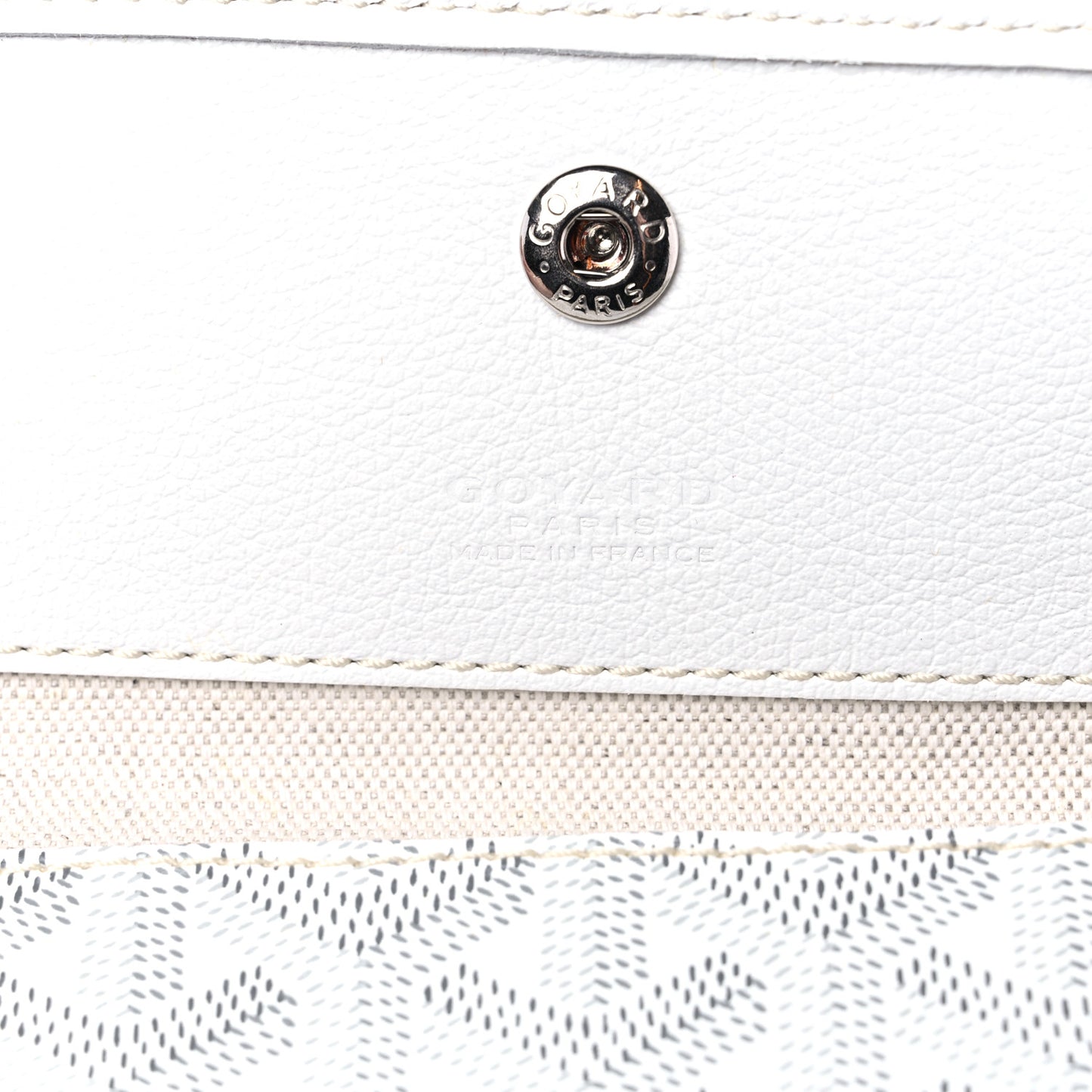 Goyardine Saint Louis PM White