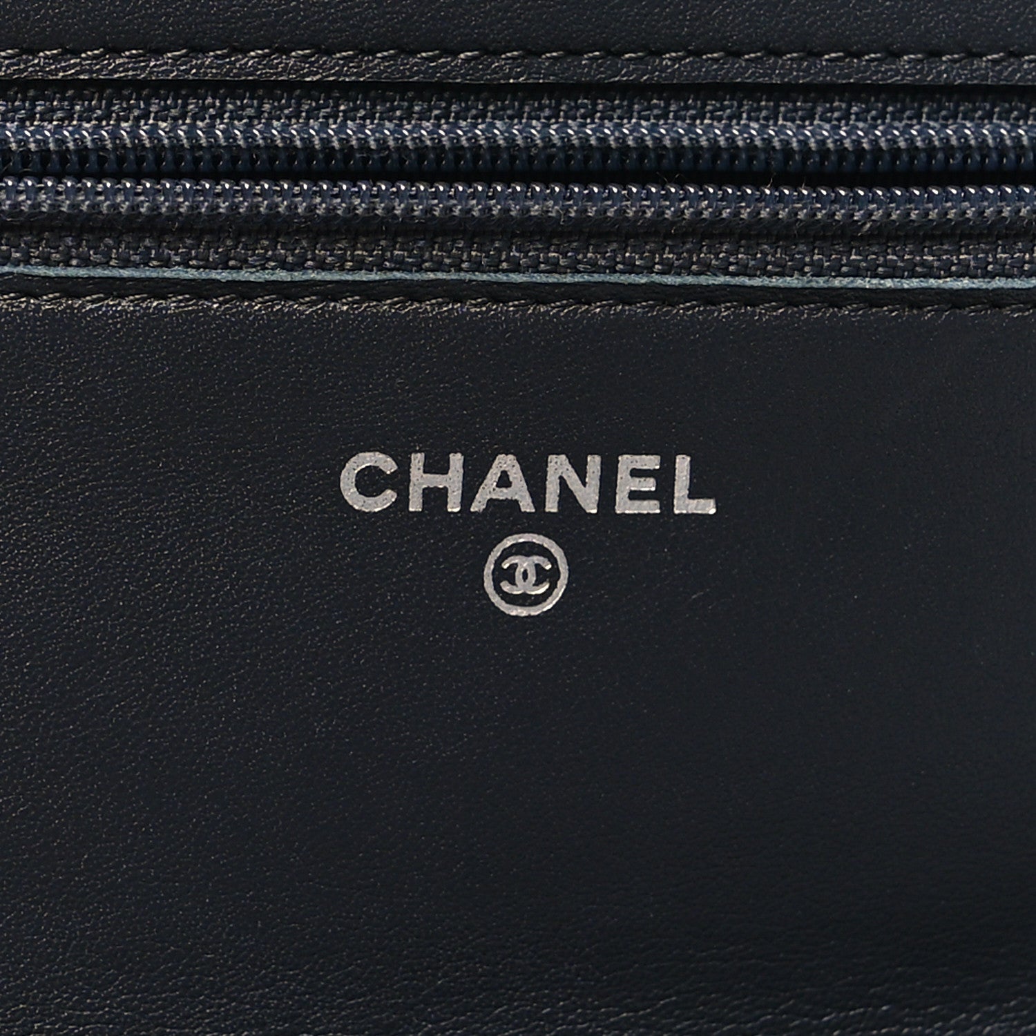 Chanel Aged Calfskin Quilted Reissue Wallet On Chain WOC Navy 6 of 11