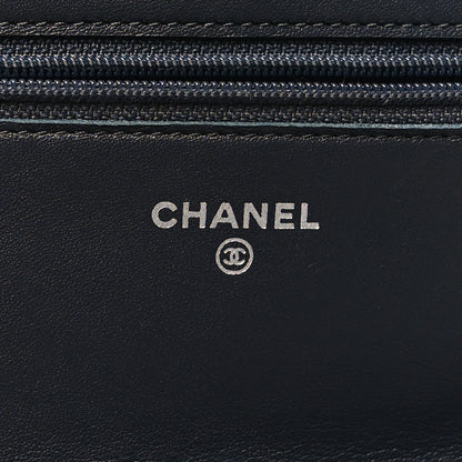 Chanel Aged Calfskin Quilted Reissue Wallet On Chain WOC Navy 6 of 11