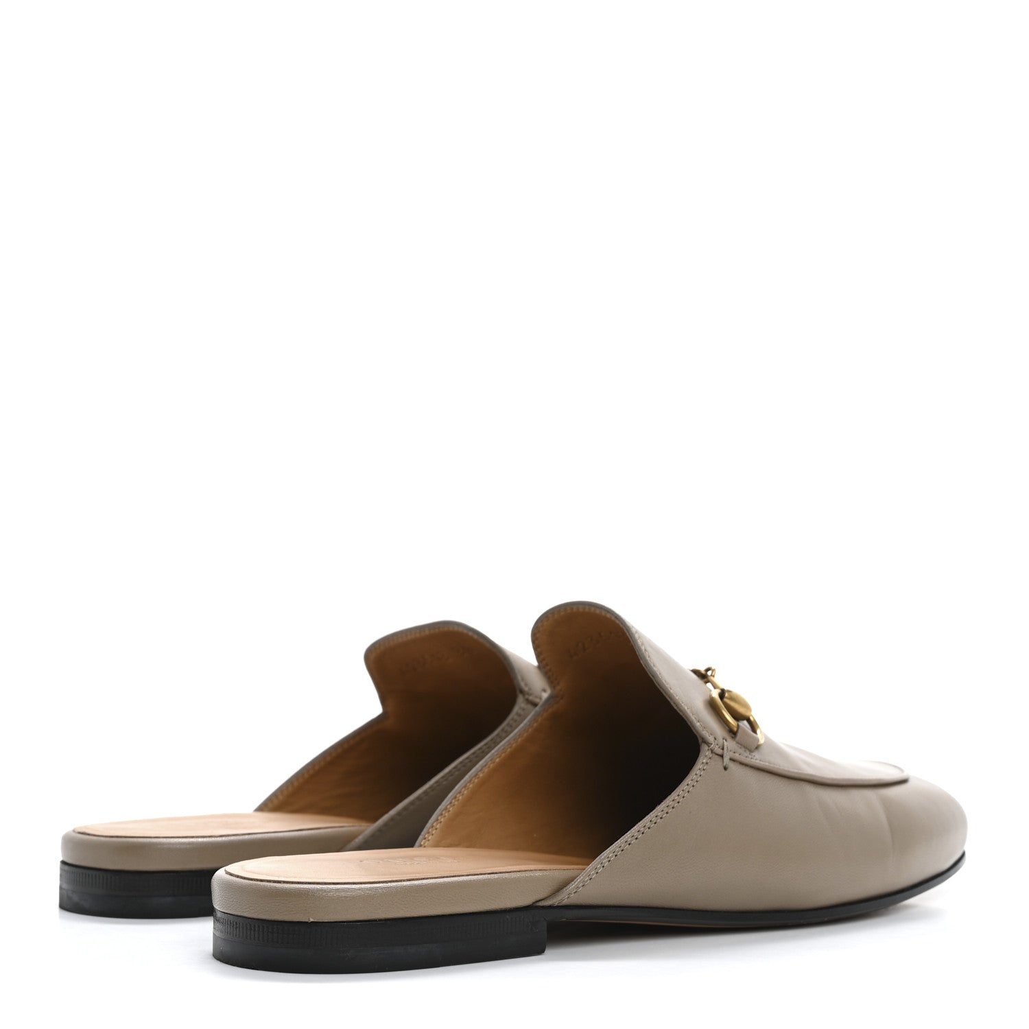 Gucci Malaga Kid Womens Princetown Slippers 38 Mud 5 of 9