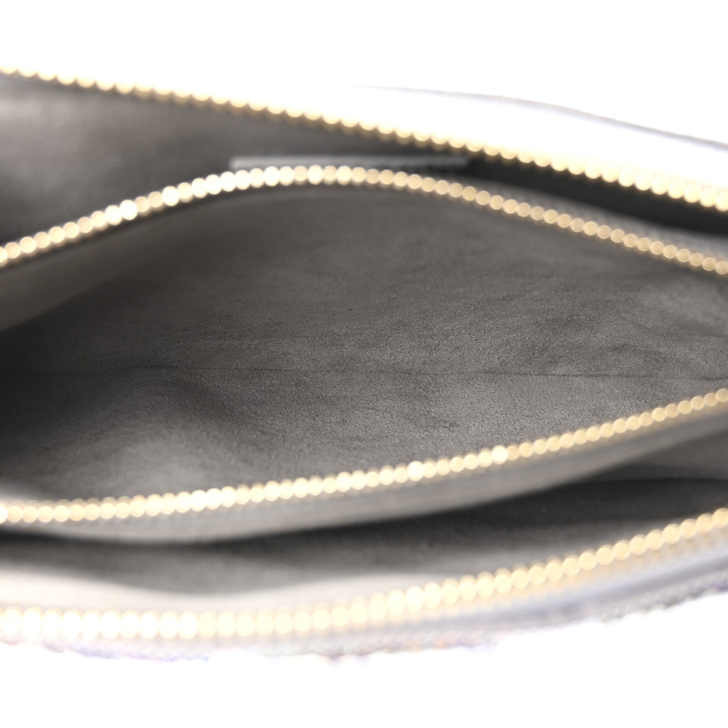 Louis Vuitton Satin Sequin Embroidered Monogram Coussin BB Silver 5 of 9