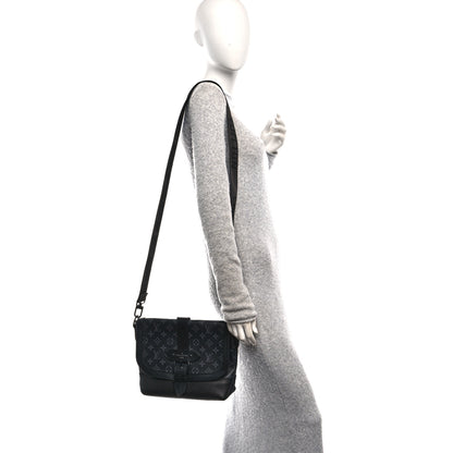 Louis Vuitton Monogram Eclipse Saumur Messenger NV Black 2 of 9