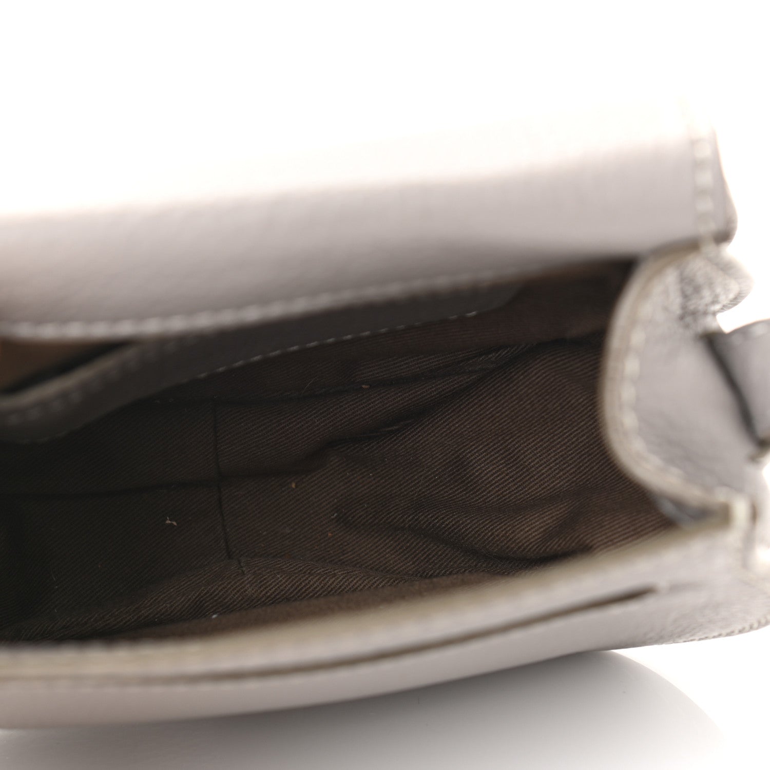 Chloe Calfskin Mini Marcie Round Crossbody Bag Cashmere Grey 4 of 11