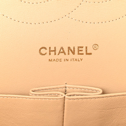 Chanel Lambskin Quilted Jumbo Double Flap Beige 6 of 19