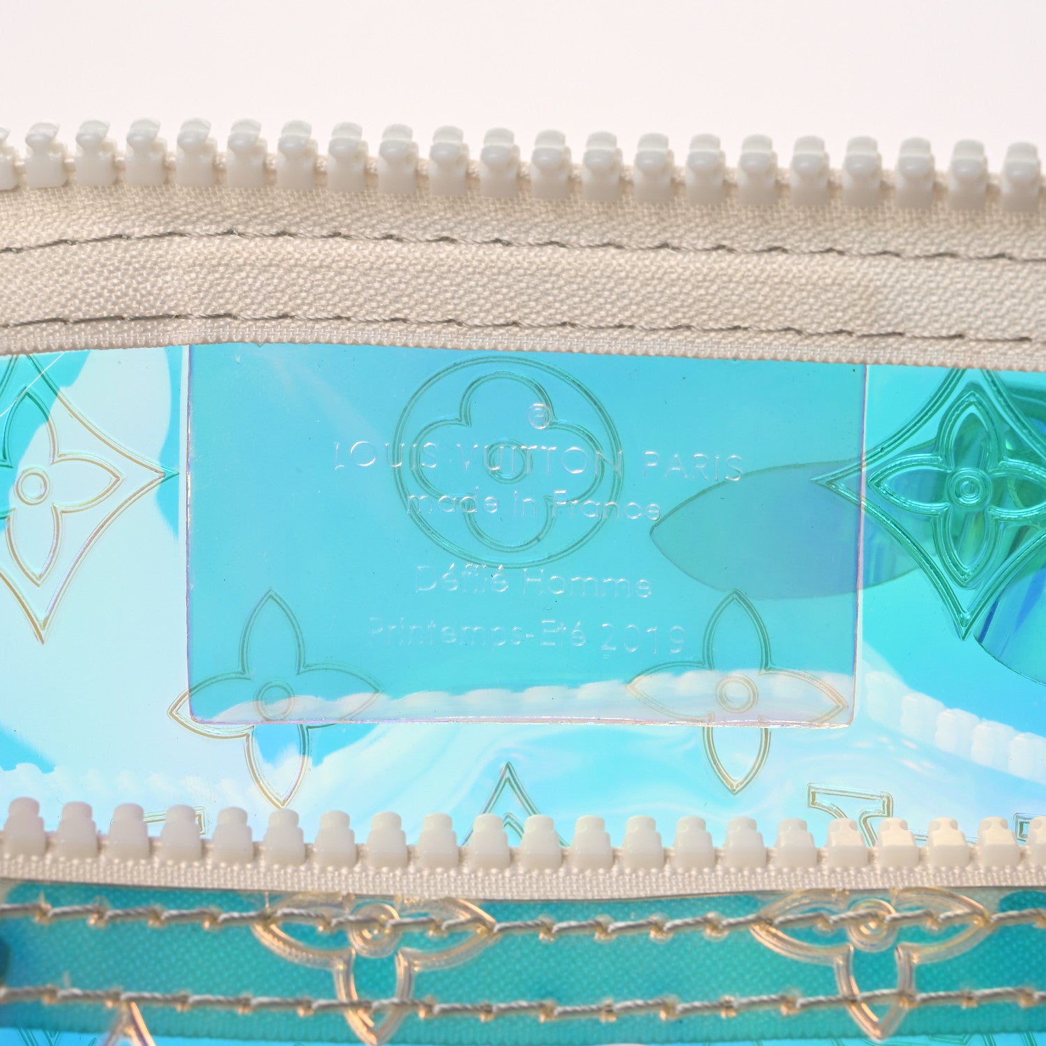 Louis Vuitton PVC Monogram Keepall Bandouliere 50 Iridescent Prism 6 of 9