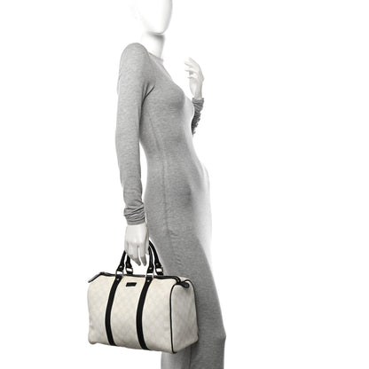 Gucci GG Plus Monogram Medium Joy Boston White Black 2 of 14