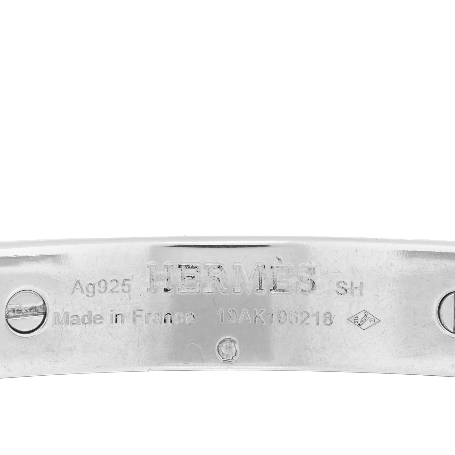 Sterling Silver Clou d'H Cuff Bracelet SH