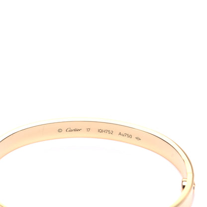 Cartier 18K Yellow Gold LOVE Bracelet 17 4 of 7