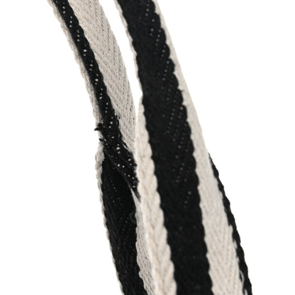 Celine Canvas Calfskin Triomphe Large Cabas Black White 10 of 10