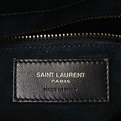 Saint Laurent Patent Le 5 A 7 Hobo Black 6 of 9