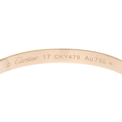 Cartier 18K Yellow Gold LOVE Cuff Bracelet 17 3 of 3
