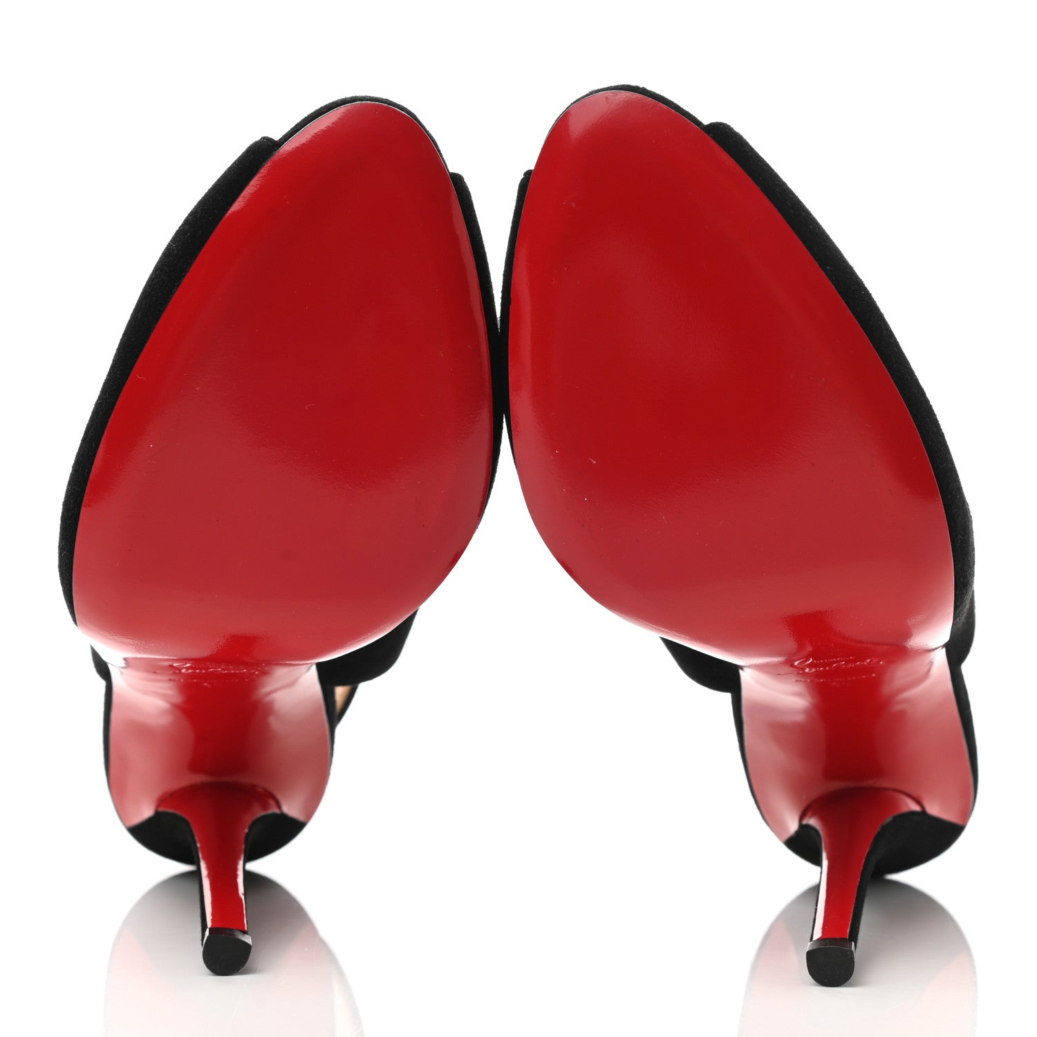 Christian Louboutin Suede Allegra 120 Peep Toe Pump 41 Black 5 of 8