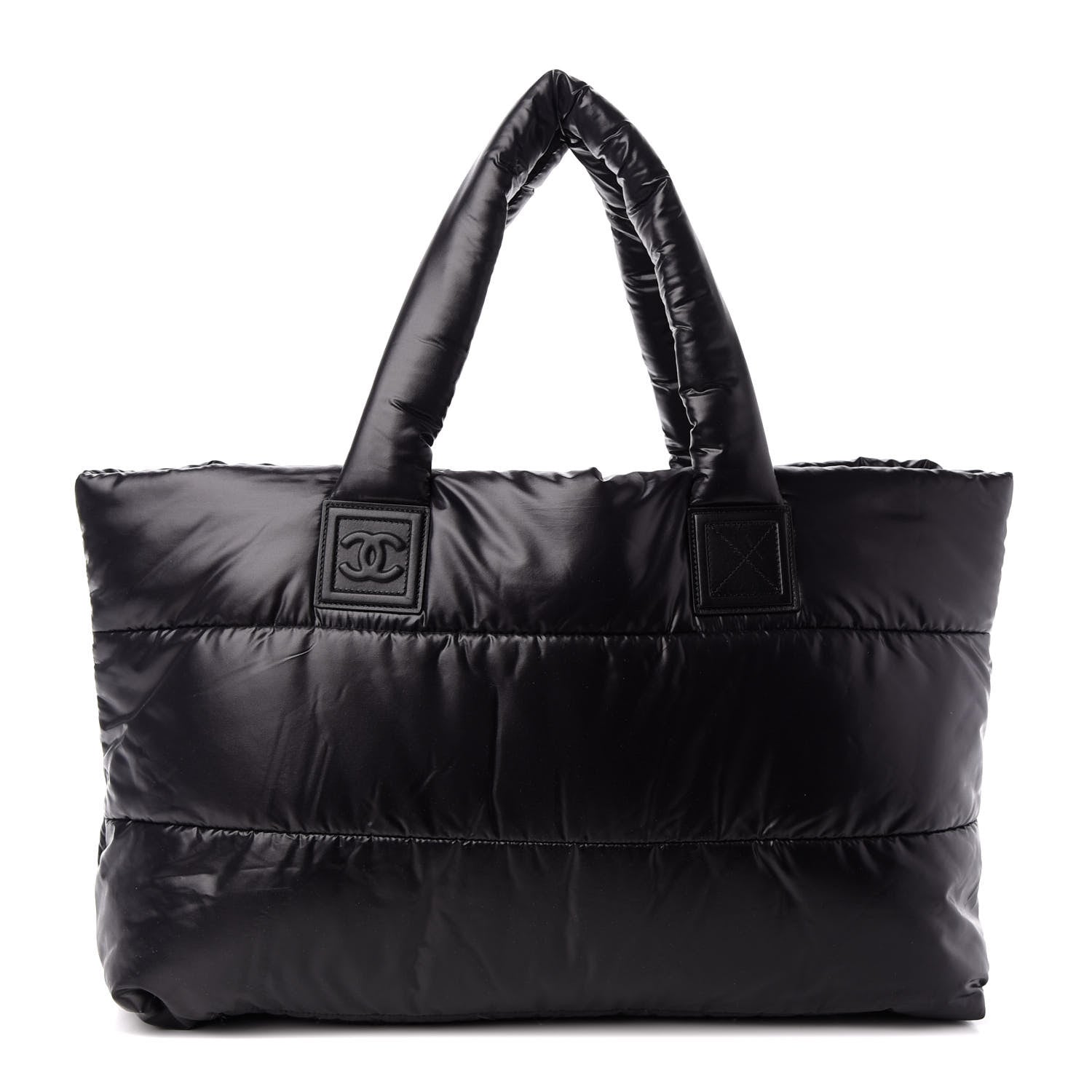Chanel Nylon Quilted Medium Coco Cocoon Reversible Tote Black 1 of 10