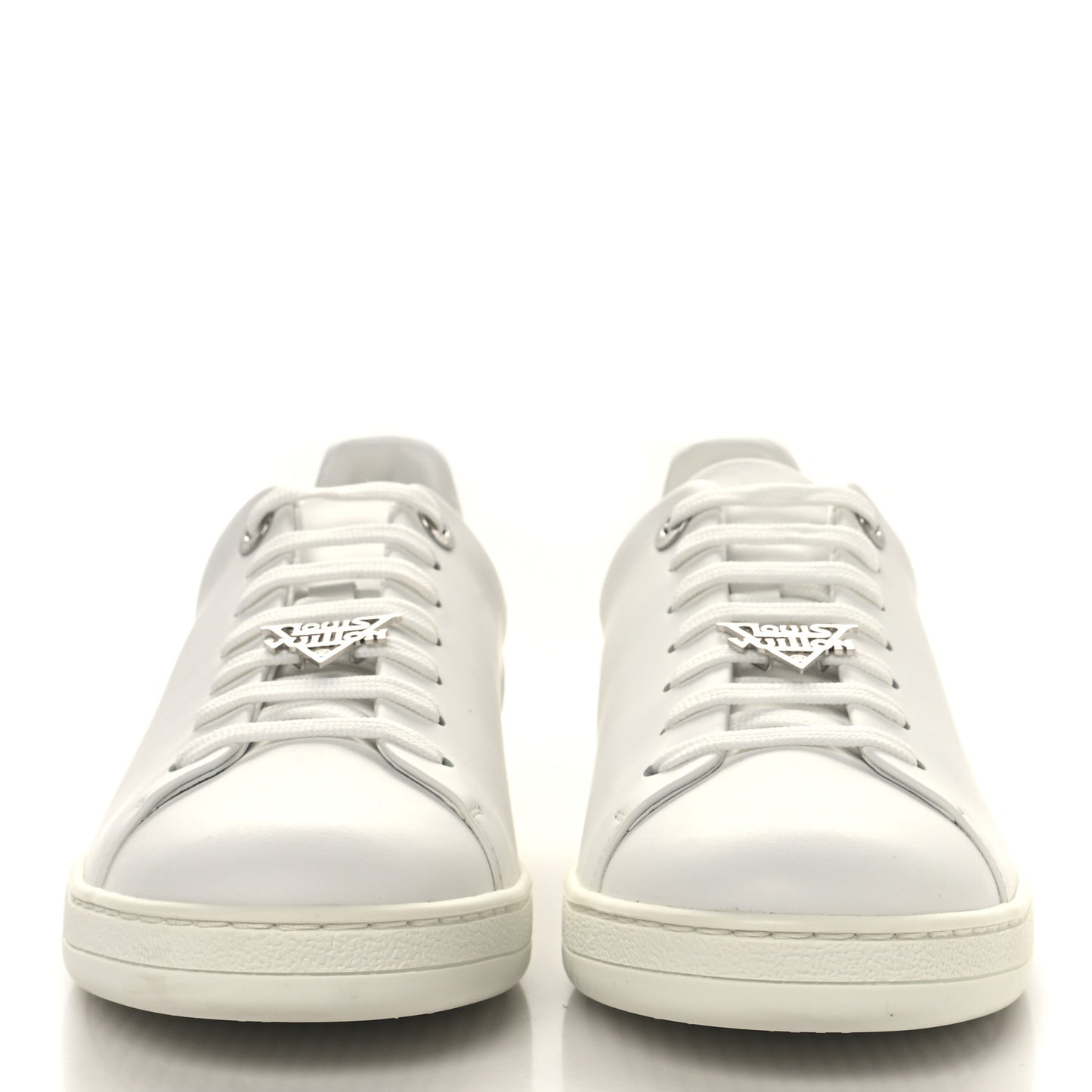 Calfskin Frontrow Sneakers 40 White
