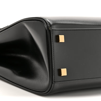 Saint Laurent Smooth Calfskin Manhattan Top Handle Black 10 of 12