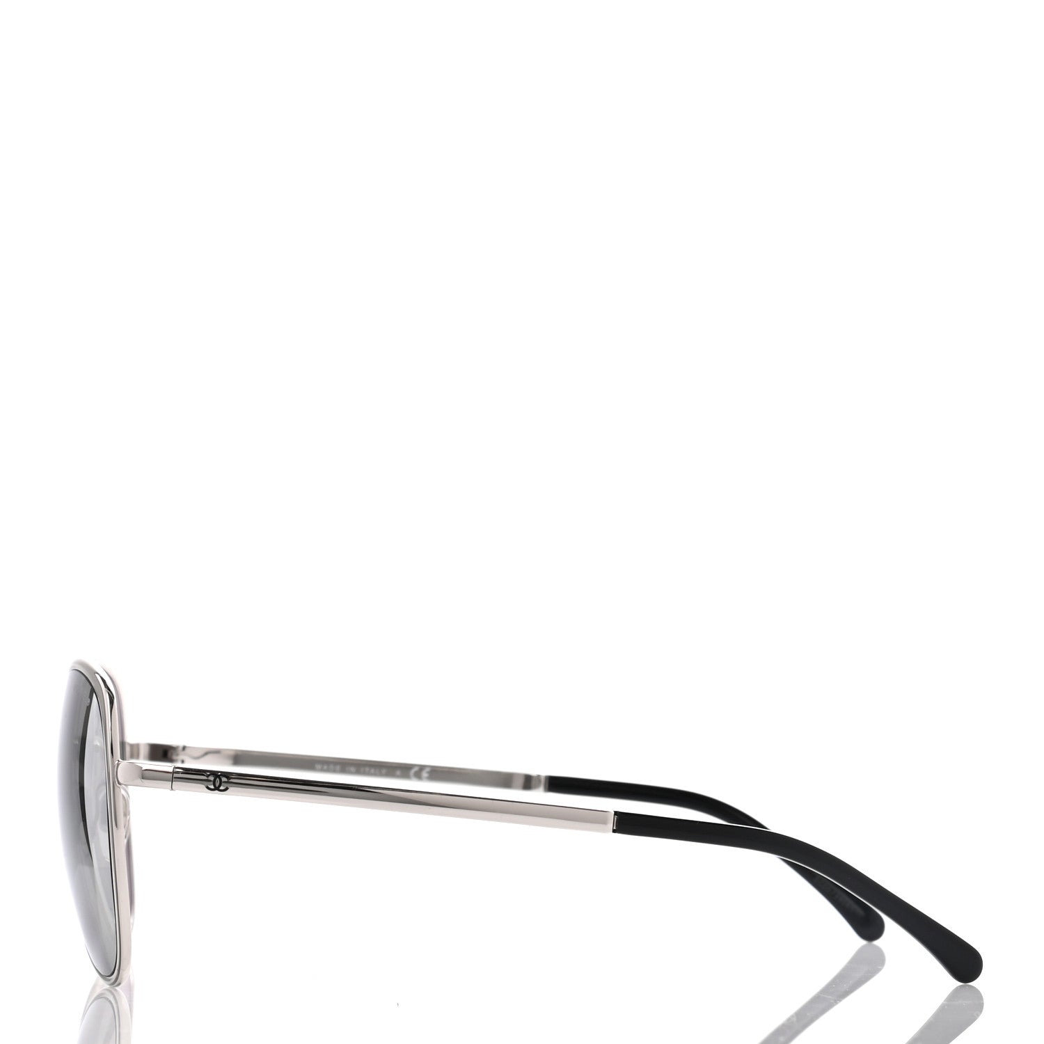 Chanel Mirrored Pilot Summer Sunglasses 4223 Silver 3 of 7