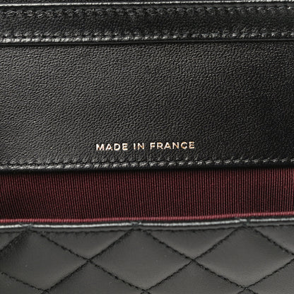 Chanel Lambskin Quilted Glasses Case With Chain Black 7 of 11