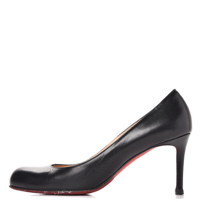 Christian Louboutin Kid Simple 85 Pumps 37 Black 1 of 12