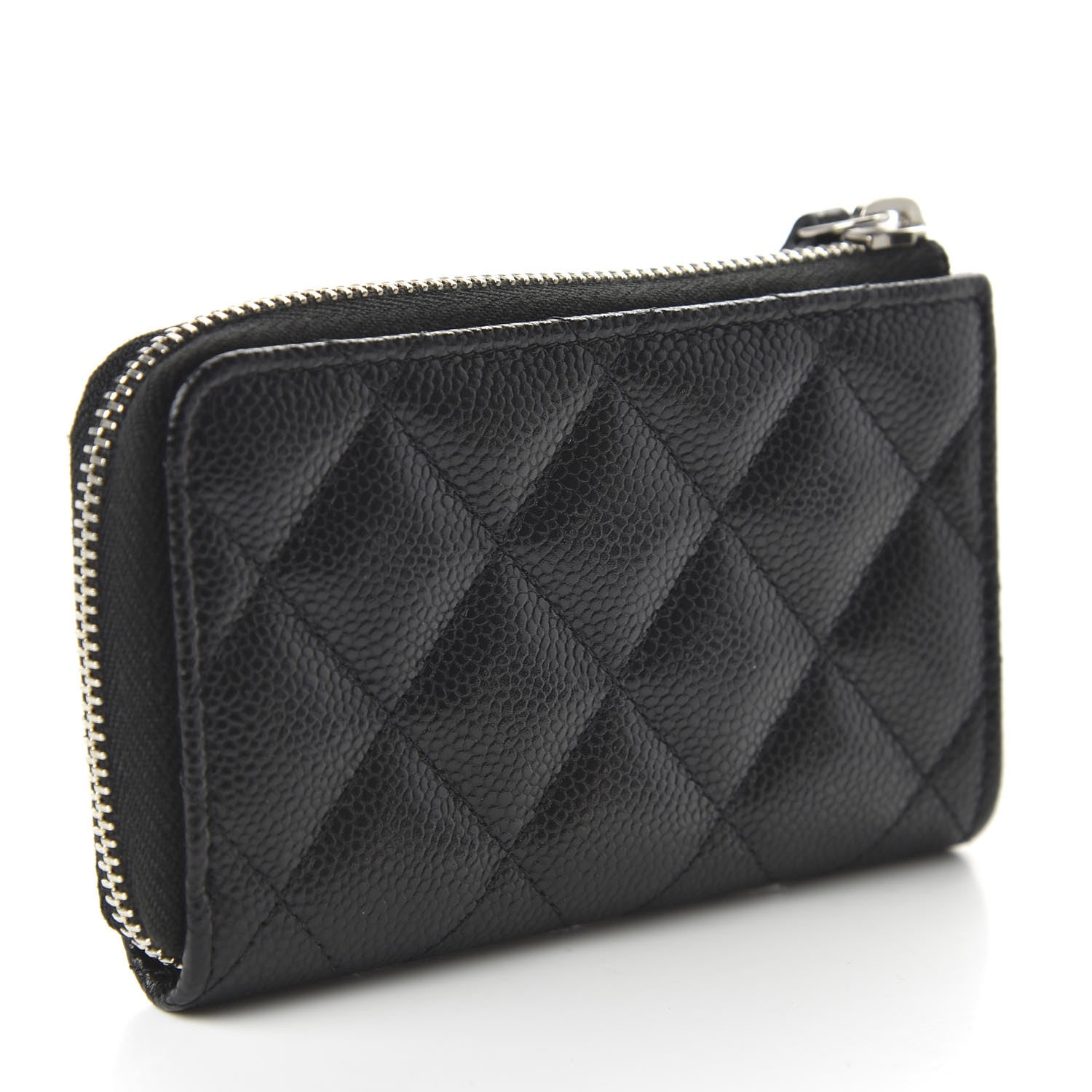 Chanel Caviar Quilted Key Holder Case Black 3 of 10