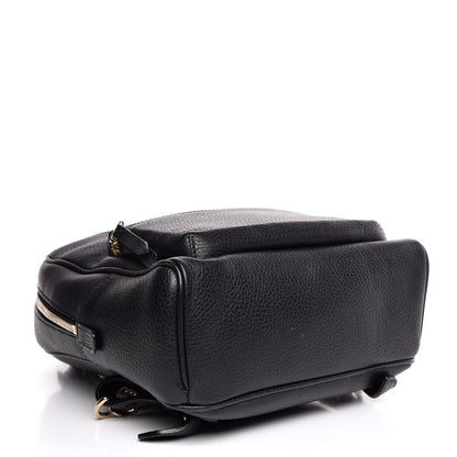 Gucci Pebbled Calfskin Soho Chain Backpack Black 4 of 11