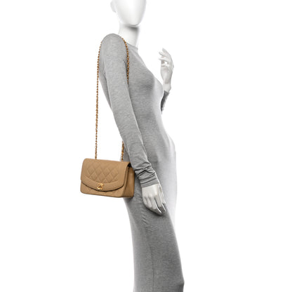 Chanel Lambskin Quilted Small Single Flap Beige 2 of 12