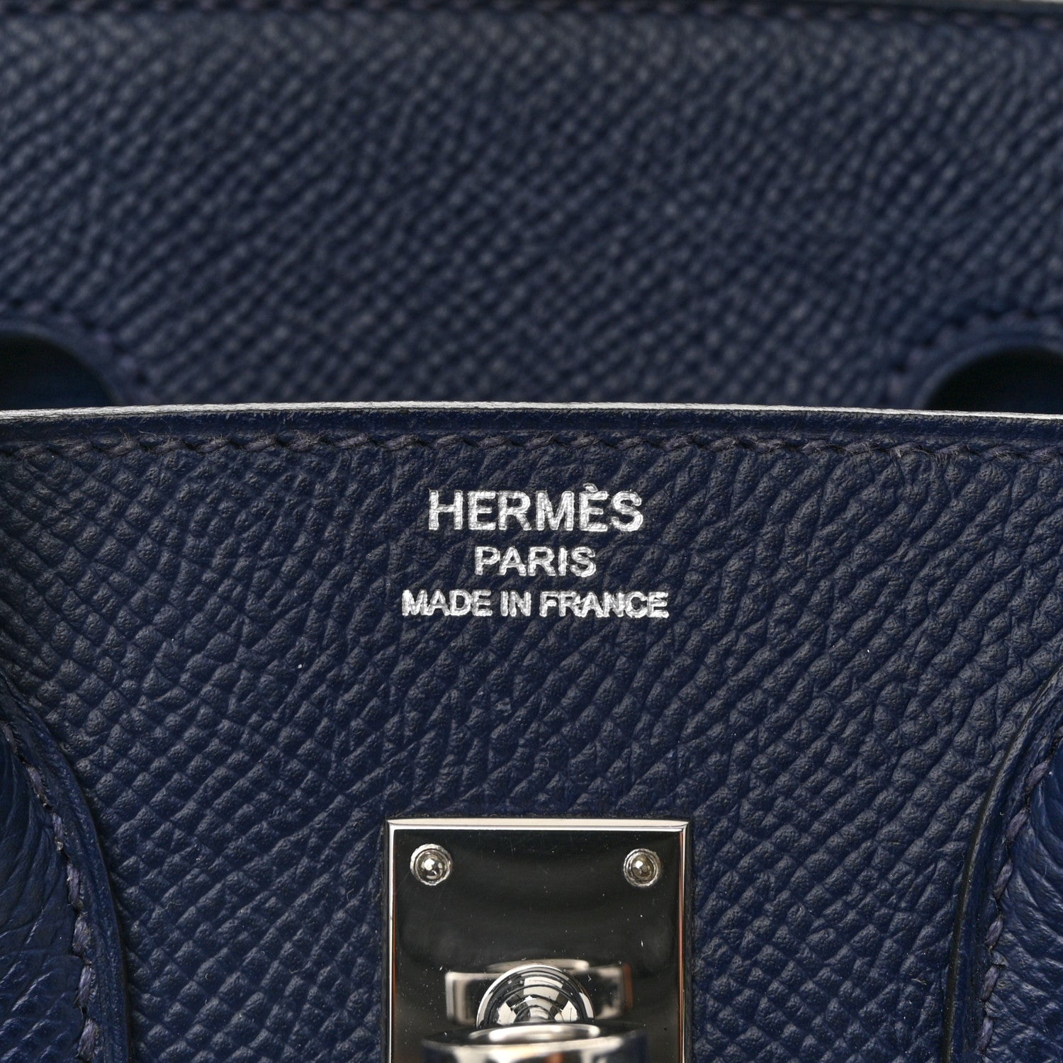 Hermes Epsom Verso Birkin 25 Bleu De Malte Bleu Sapphire 6 of 16