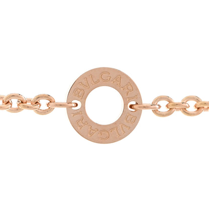 Bulgari 18K Rose Gold White Ceramic B.Zero1 Pendant Necklace 4 of 5