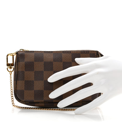 Louis Vuitton Damier Ebene Mini Pochette Accessories 2 of 7