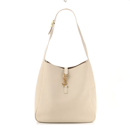 Saint Laurent Smooth Calfskin Large Le 5 A 7 Soft Hobo Blanc Vintage 1 of 13
