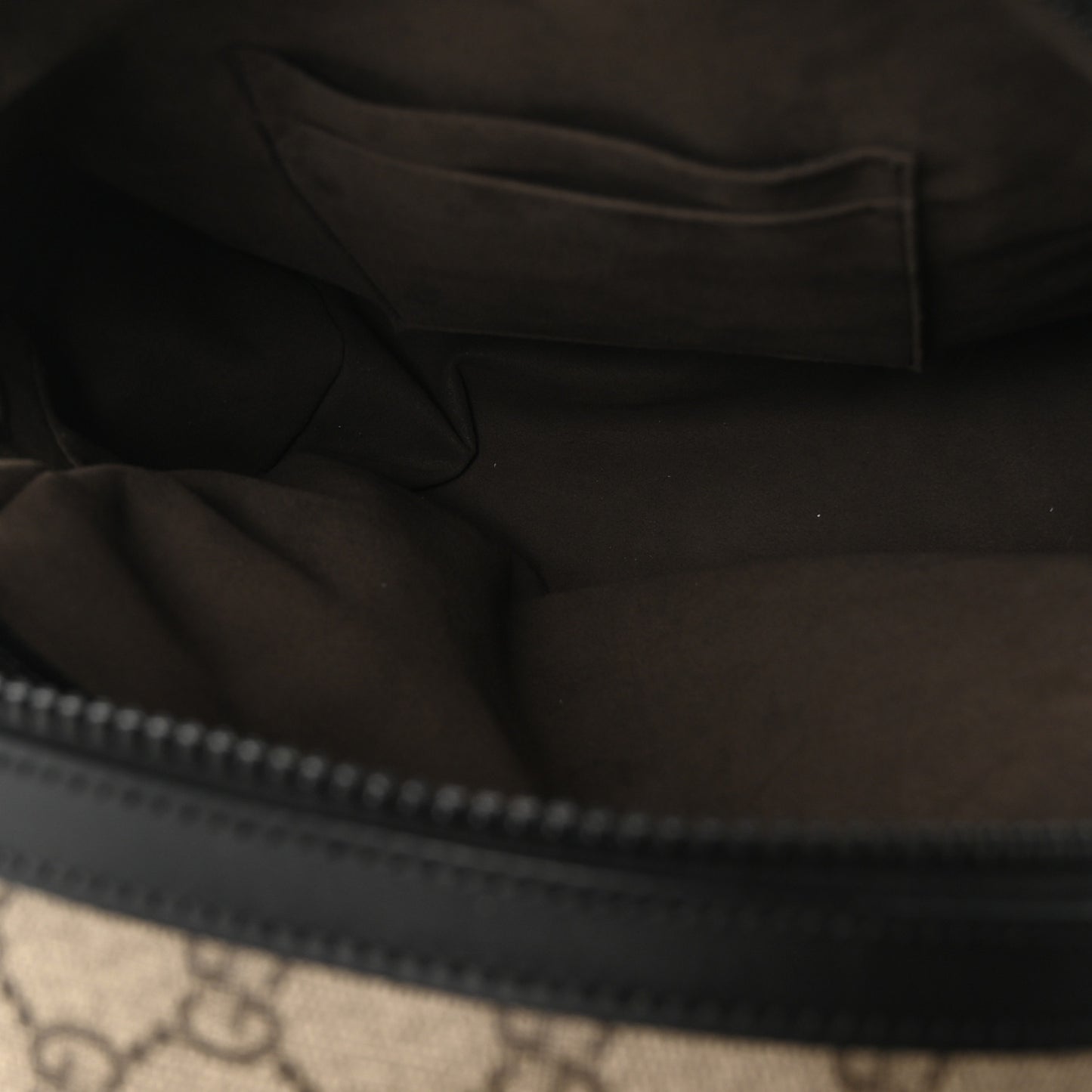 GG Supreme Monogram Small Eden Day Backpack Black