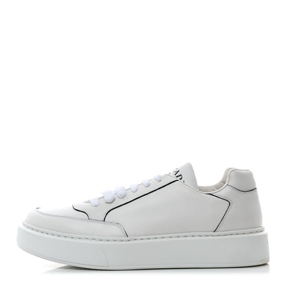 Prada Calfskin Mens Montana Low Top Sneakers 7 White 1 of 9