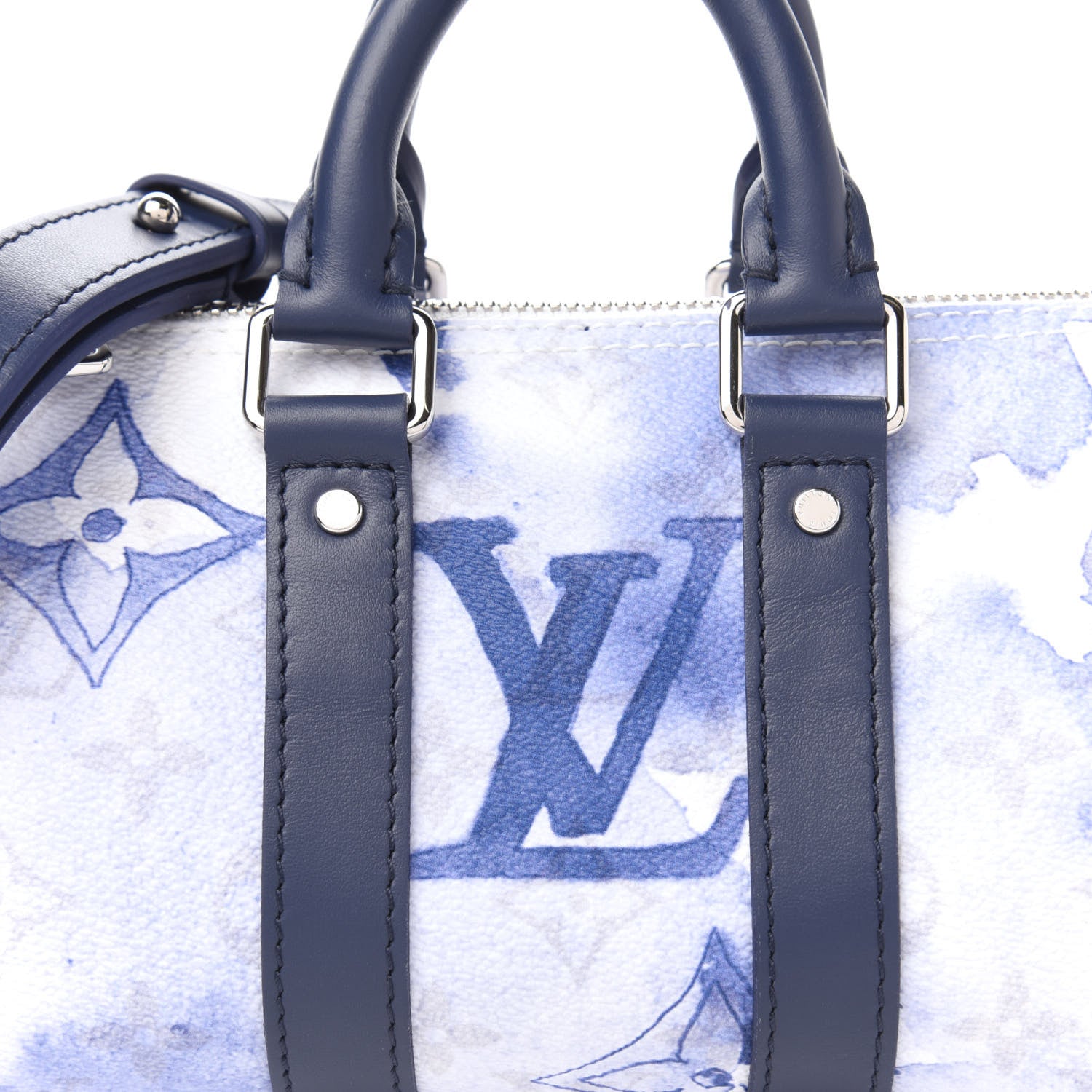 Louis Vuitton Monogram Watercolor Keepall XS Blue 9 of 9