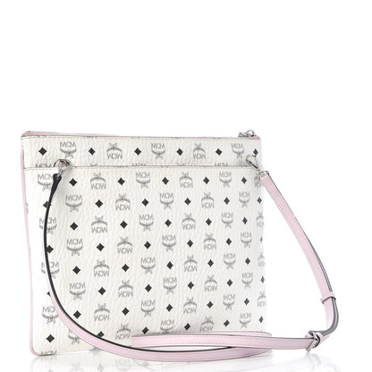 MCM Visetos Medium Punk Rabbit Crossbody Pouch White 3 of 13