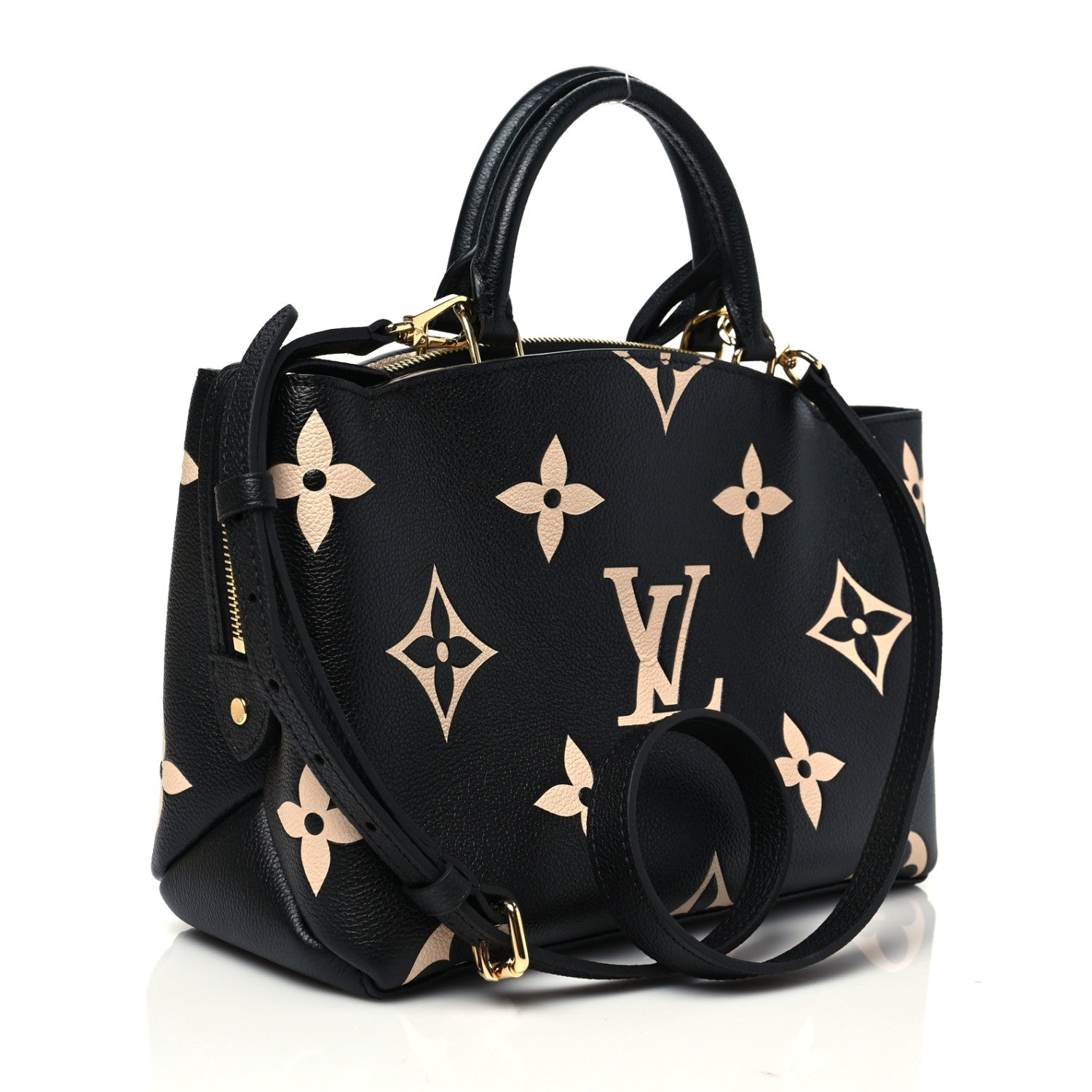 Louis Vuitton Empreinte Monogram Giant Petit Palais Black Beige 3 of 7