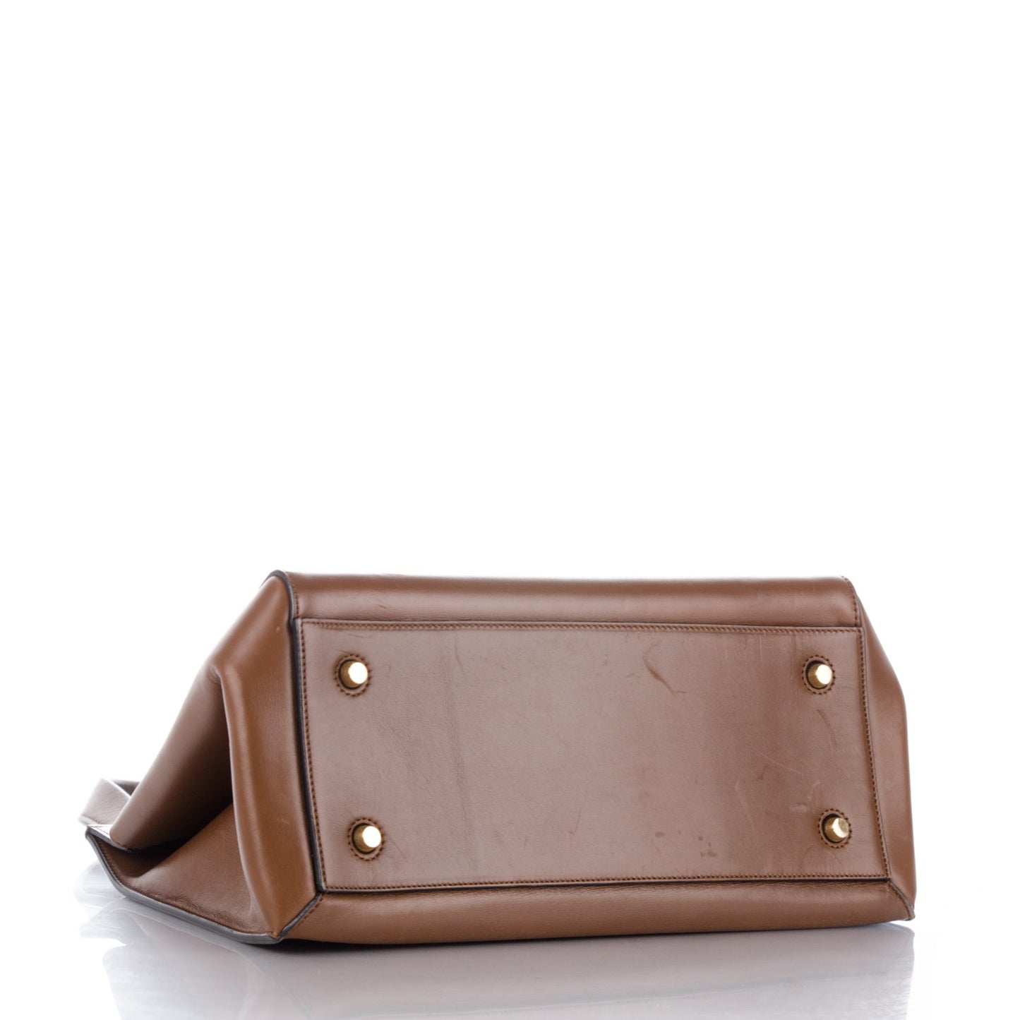 Palmelato Medium Edge Shoulder Bag Camel