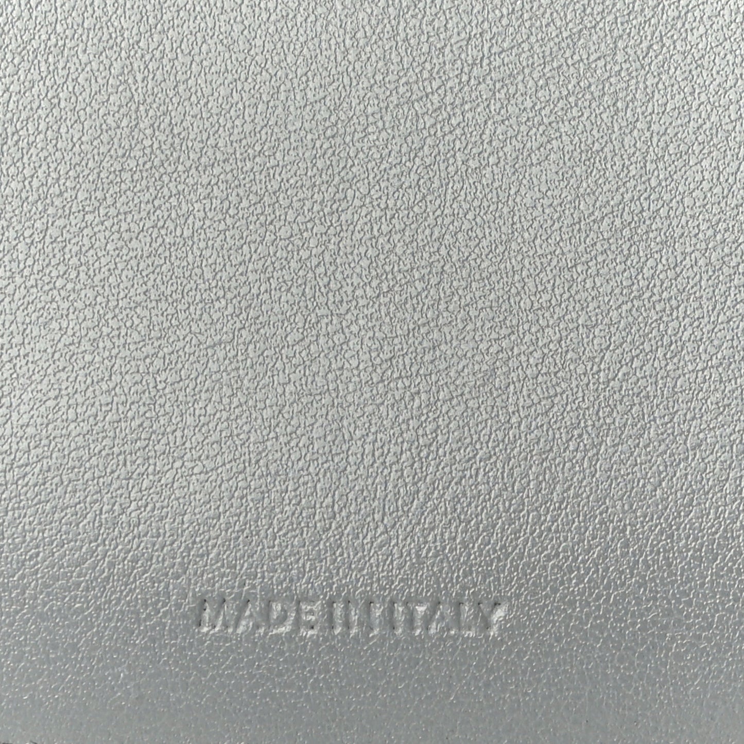 Grained Calfskin Medium Multifunction Strap Wallet Grey
