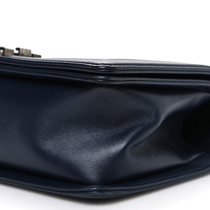 Chanel Calfskin Ombre Faded Quilted Medium Boy Flap Blue 10 of 10