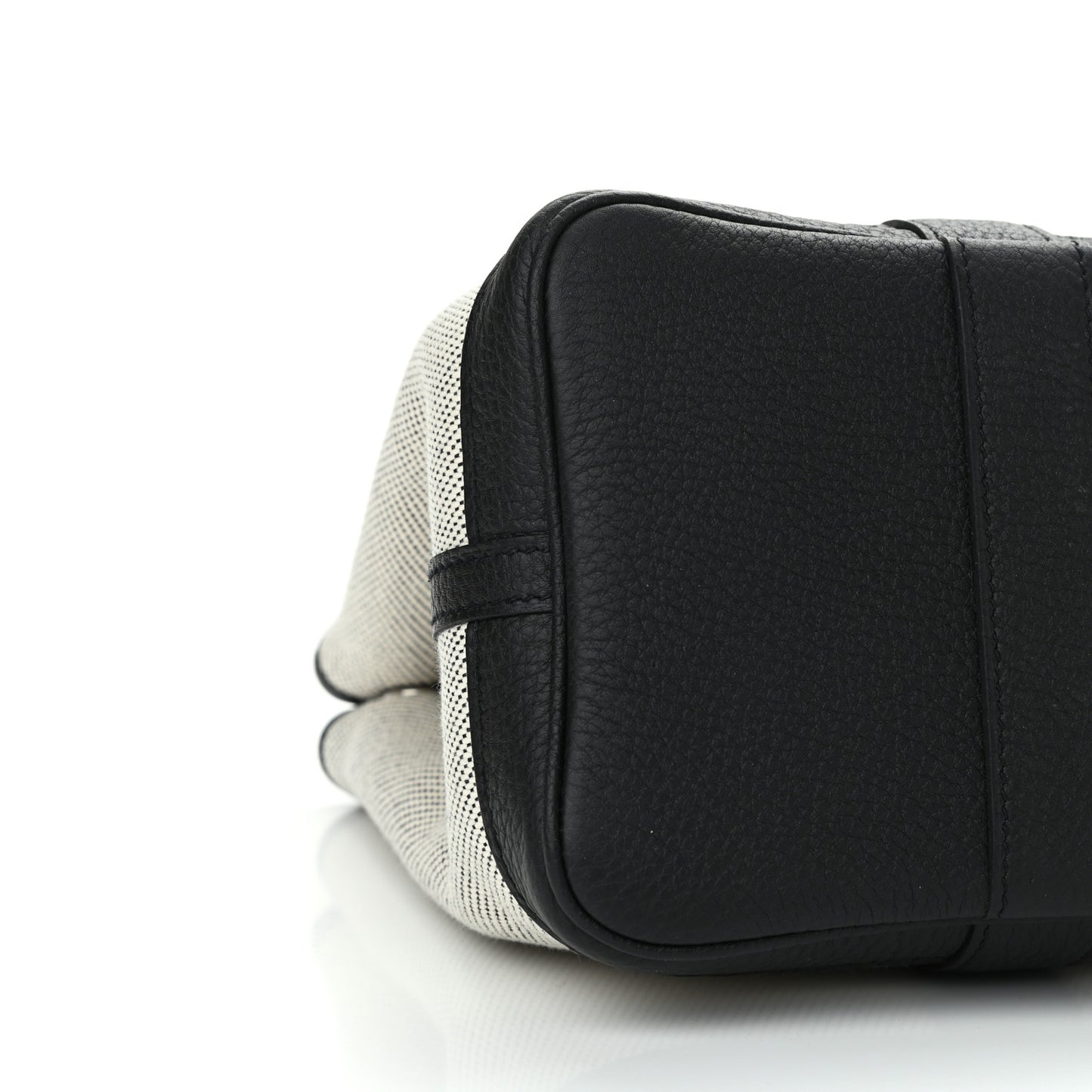 Twill H Negonda Garden Party 30 TPM Tote Ecru Black