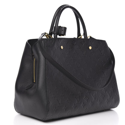 Louis Vuitton Empreinte Montaigne GM Black 3 of 9