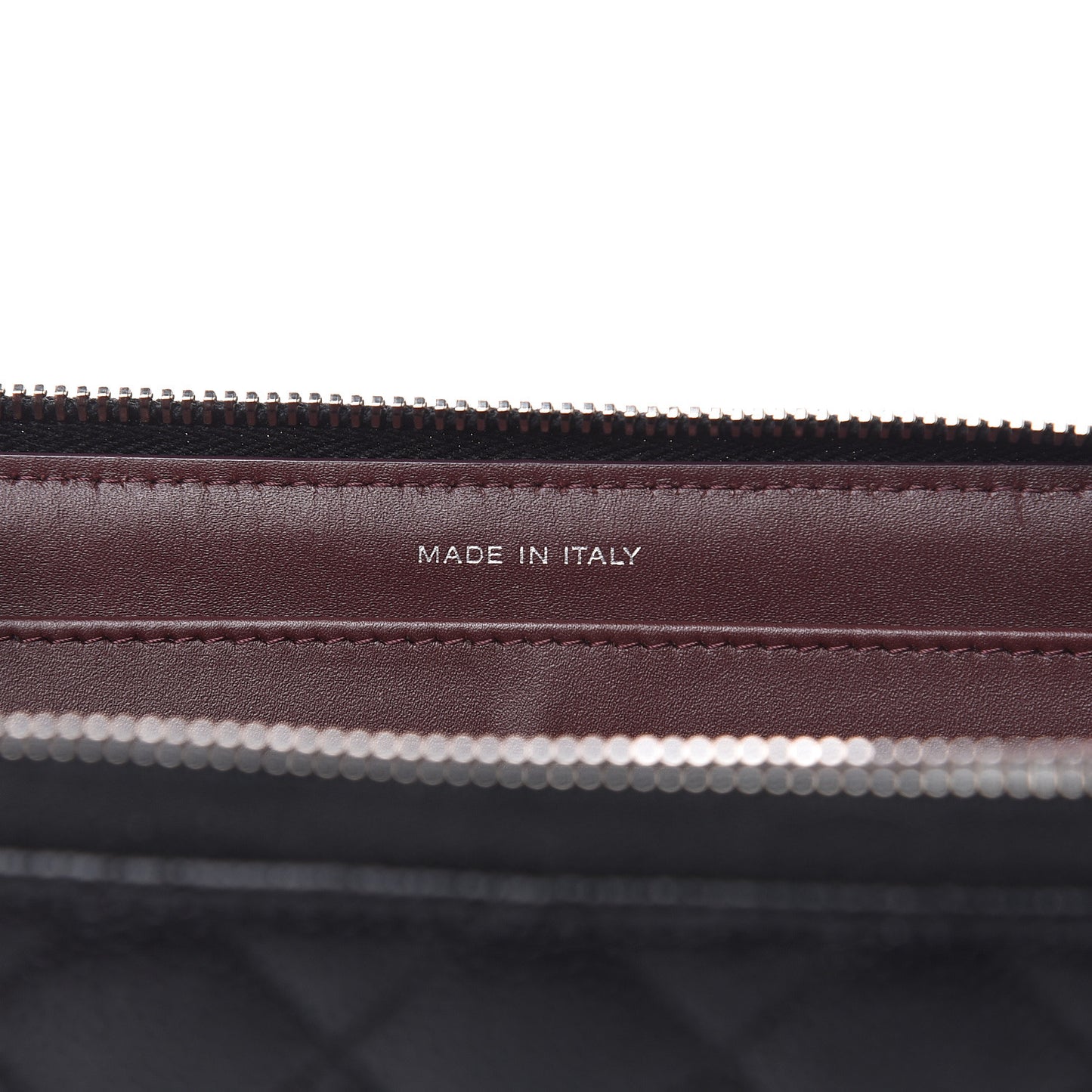 Caviar Quilted Large Gusset Zip Around Wallet Black
