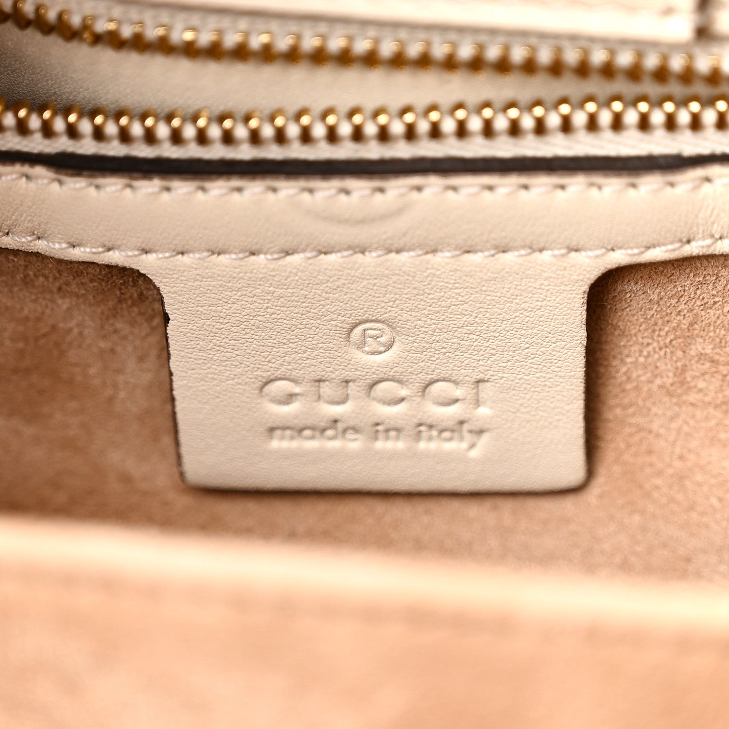 Gucci Calfskin Medium Sylvie Top Handle Tote White 6 of 12