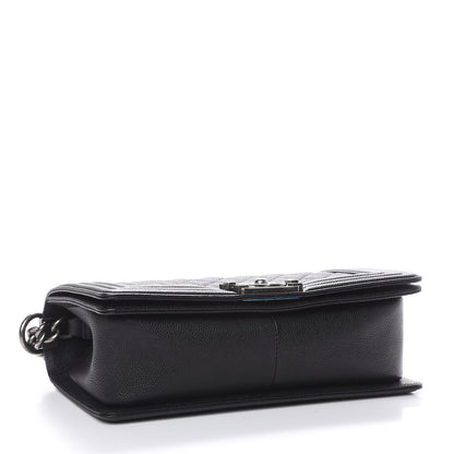 Chanel Caviar Quilted Medium Boy Flap Black 4 of 14